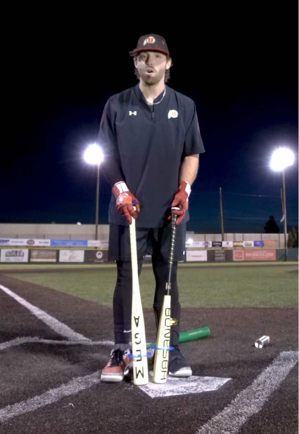 A post by @baseballbatbros on TikTok caption: New review on the MEGA Bonesaber 🫡 Full vid is live on YT. #baseball #baseballtiktoks 