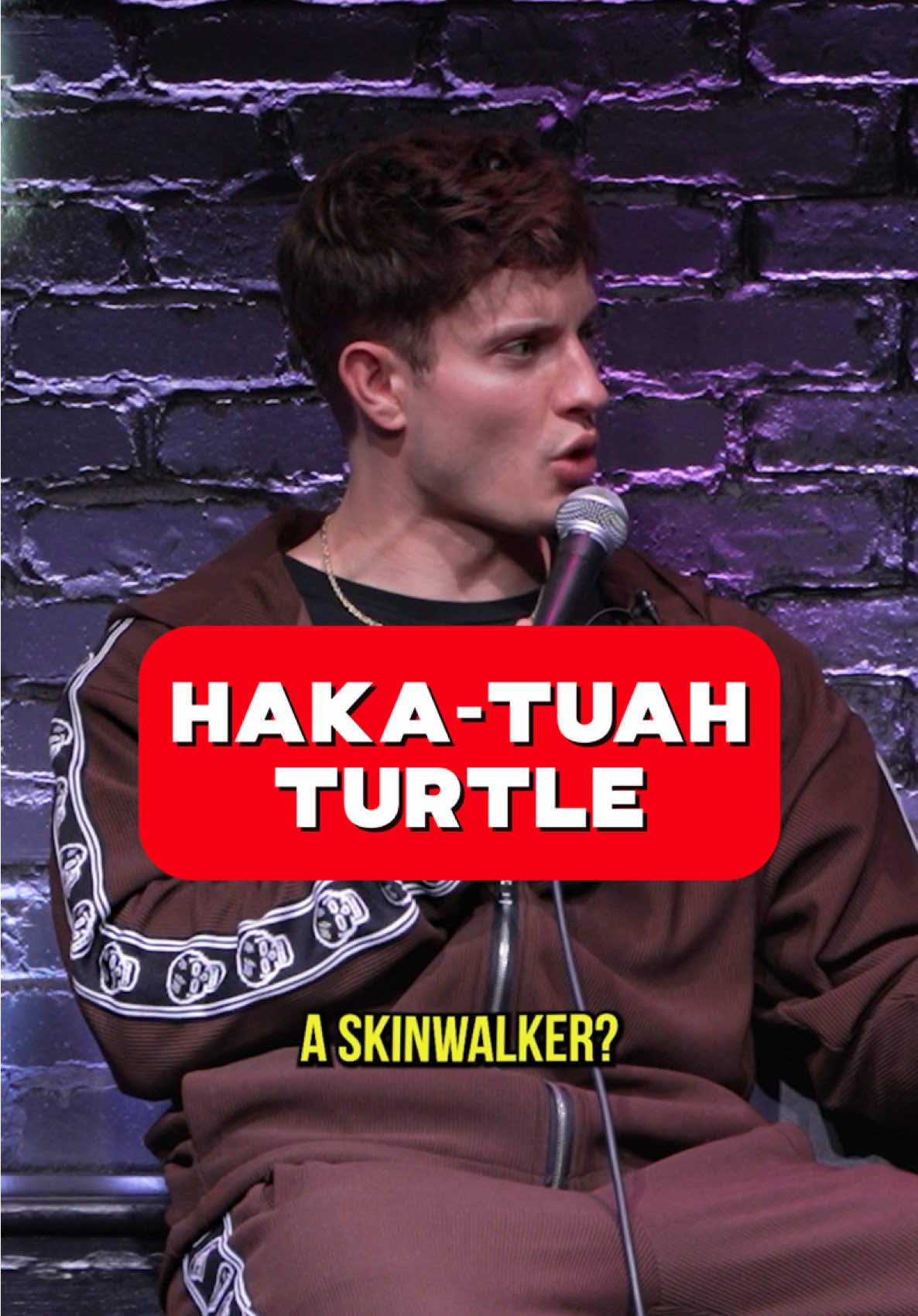 A post by @matt_rife on TikTok caption: HAKA-TUAH TURTLE 😂🐢 #comedy #standup #standupcomedy #funny #mattrife #crowdwork #tmnt #roast 