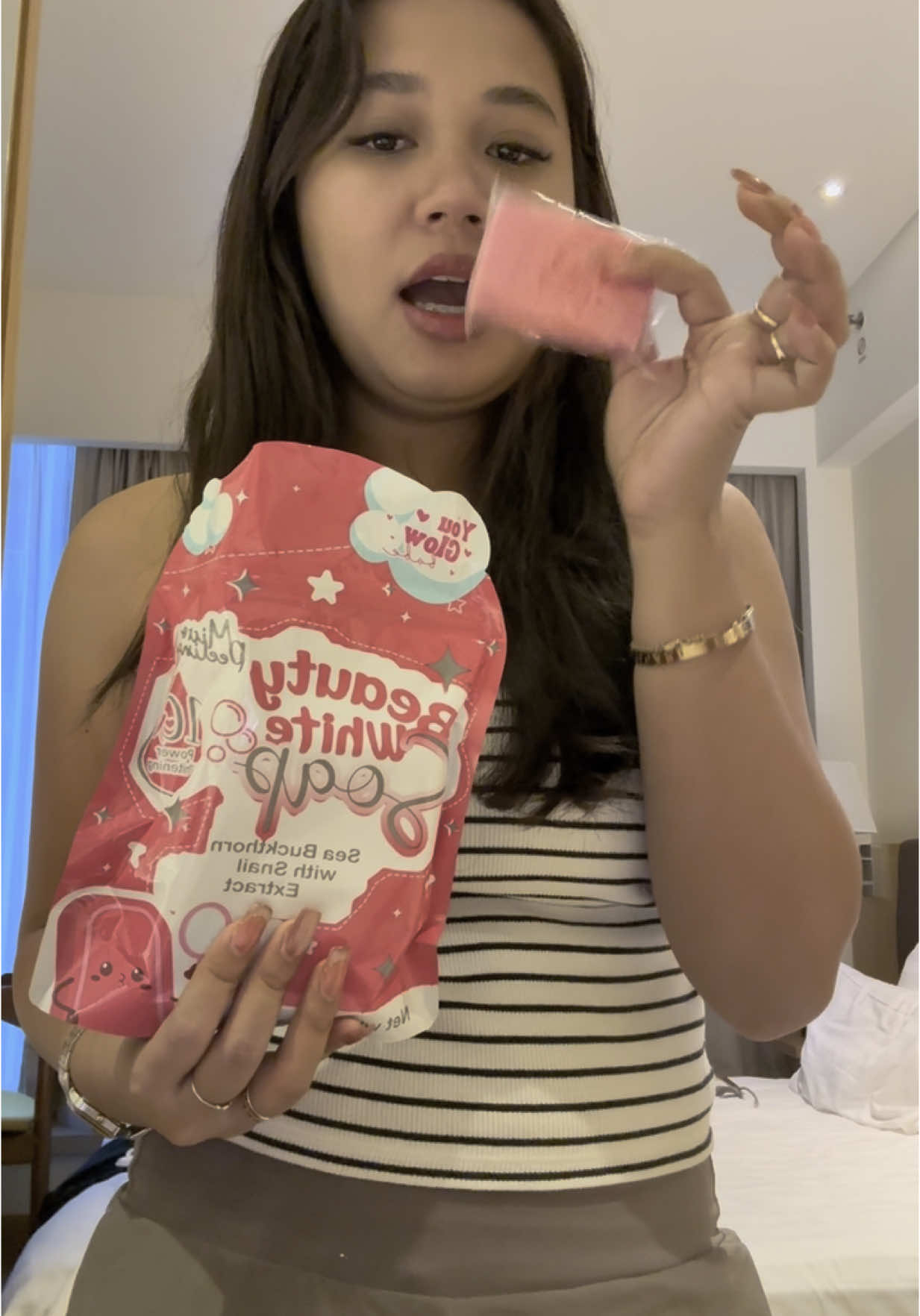 A post by @elmaasagra on TikTok caption: Ligo time sa HK 🇭🇰 #fyp #mamelm #youglowbabe #beautywhitesoap 