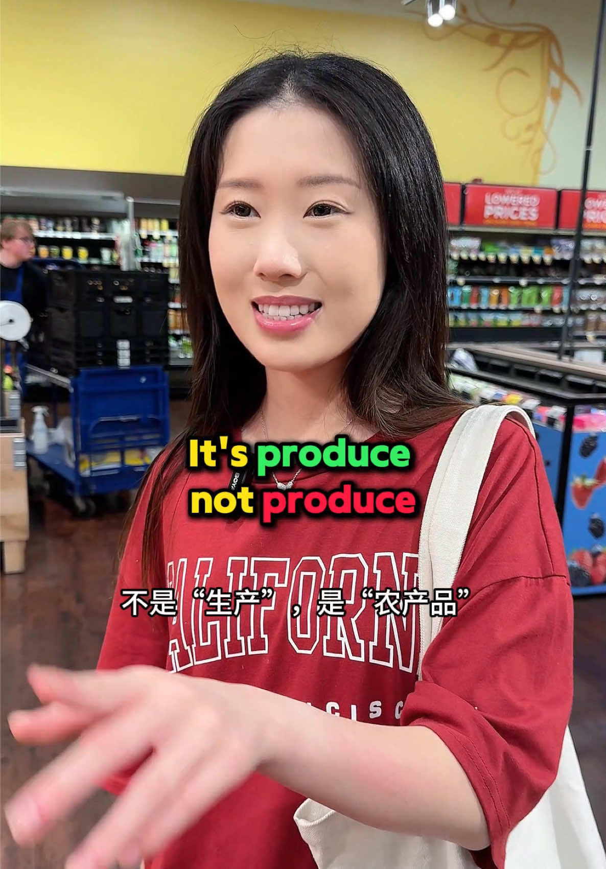 A post by @liu3529 on TikTok caption: 超市英语：生鲜区？散装的？袋装的？Learn English Học tiếng Anh เรียนภาษาอังกฤษ Belajar bahasa Inggeris ຮຽນພາສາອັງກິດ #learnenglish #LearnOnTikTok #belajarbahasainggris #tôiđanghọctiếngAnh #belajar #学英语 #零基础英语 #英语口语 #انجليزي #英語を習う #영어를배우다 #англии #TEFL #ESL #英文教學 #англии 