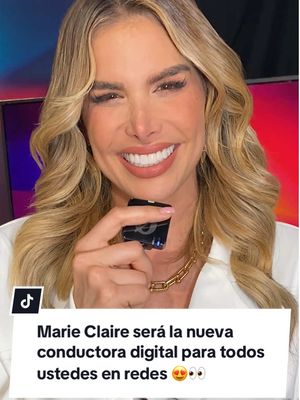 A post by @lacasafamososmx on TikTok caption: #MarieClaire será la nueva conductora digital para todos ustedes en redes 😍👀 #entretenimiento #entretenews #original #LaCasaDeLosFamososMx 