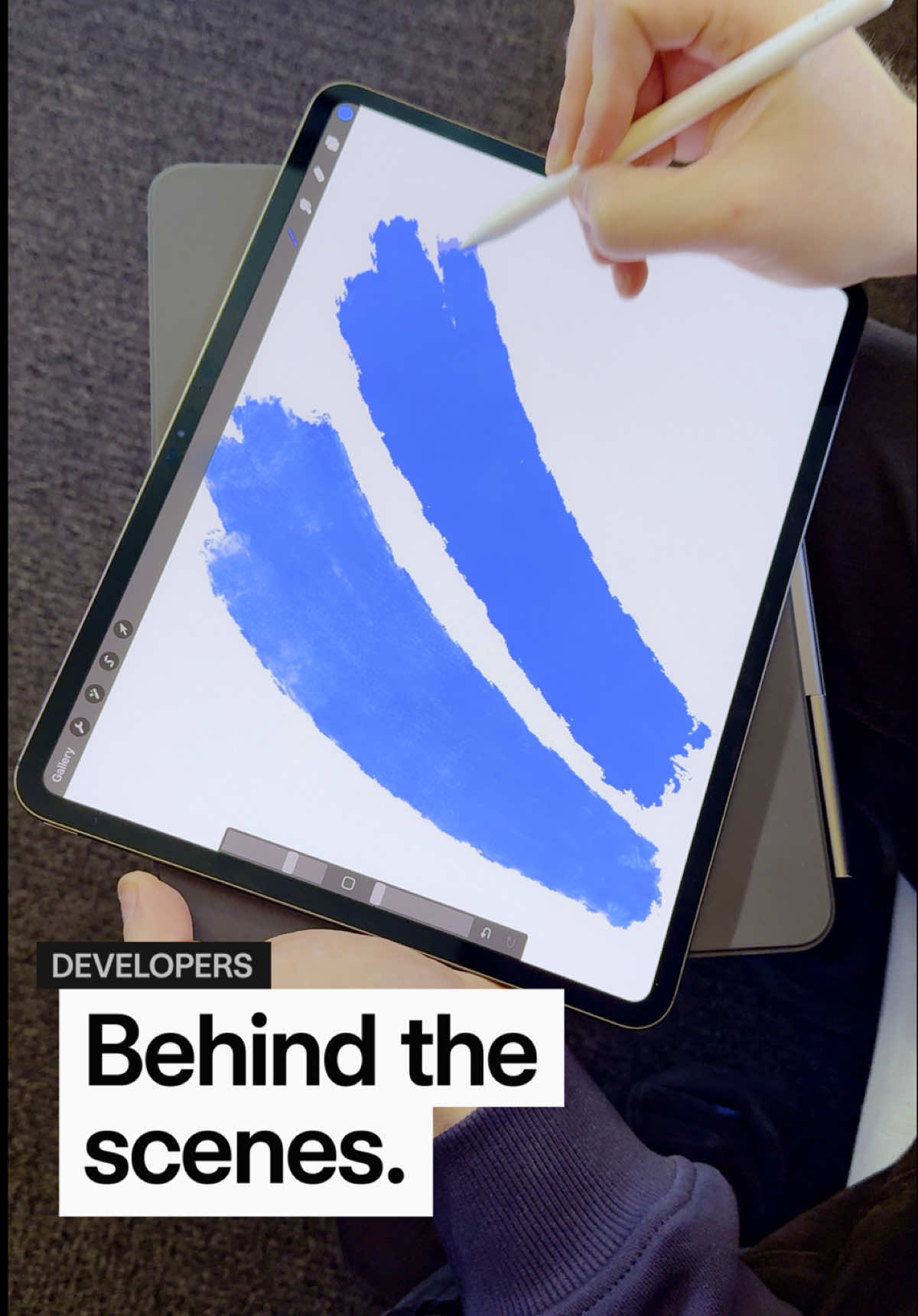 A post by @procreate on TikTok caption: We’re adding something new to the Brush Studio settings  #Procreate #ProcreateDreams #BehindTheScenes #Procreatebrushes #techtok #softwaredevelopment 