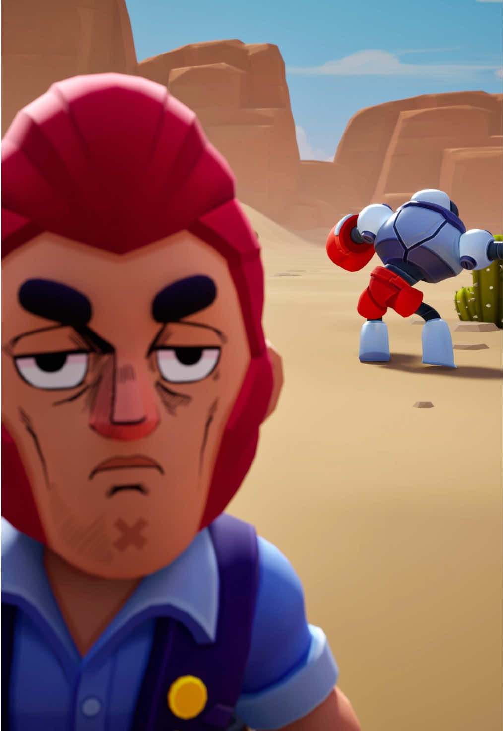A post by @brawlstars on TikTok caption: if you can't beat them, join them 🕺