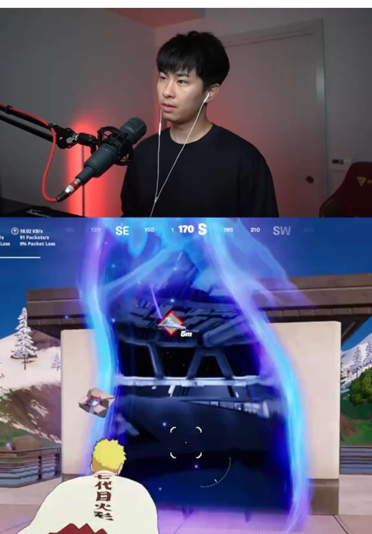 A post by @sushibae on TikTok caption: Star Destroyer just dominates the map #fortnite #stardestroyer #sushibae #starwars 