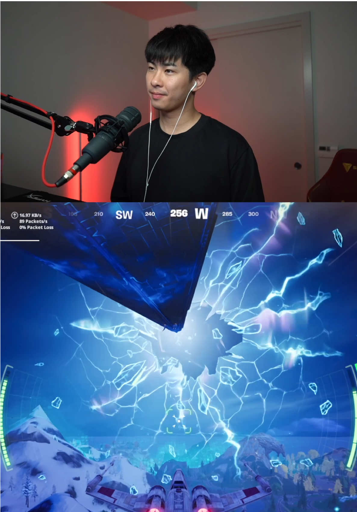 A post by @sushibae on TikTok caption: POV: Star Destroyer lays waste to your planet #fortnite #stardestroyer #starwars #sushibae 