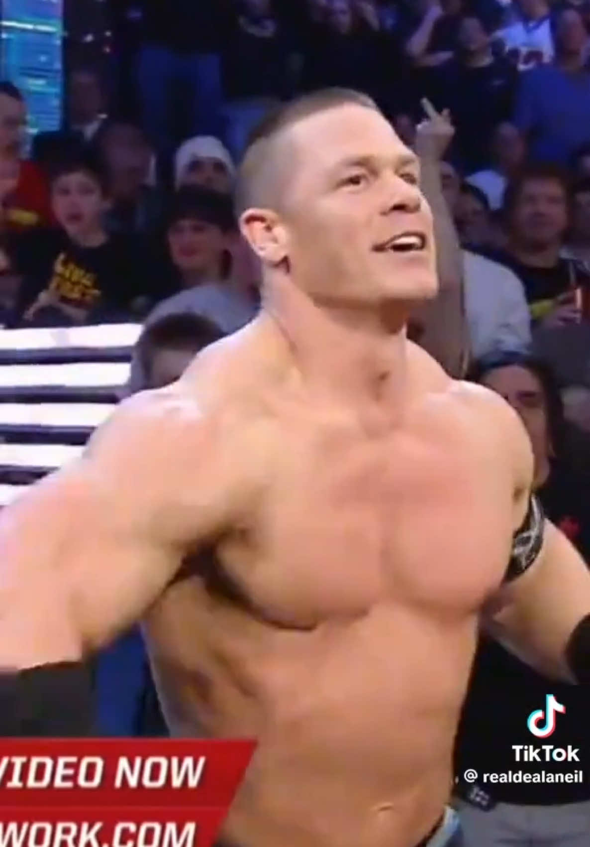 A post by @johncena on TikTok caption: 👋@Real Deal Aneil 