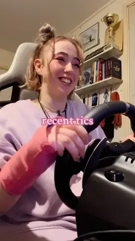 A post by @thistrippyhippie on TikTok caption: yep, still ticcing away everyday no matter what it may look like online💗my most common tics atm are the notification whistle, and ‘shut up’🙈 i’m sorry for not posting, i’ll do a chatty catch up soon🩷 there’s a lot going on #tics #tourettes #tourettessyndrome #autoimmunetics #awareness #fyp #motortics #complexmotortics #vocaltics 