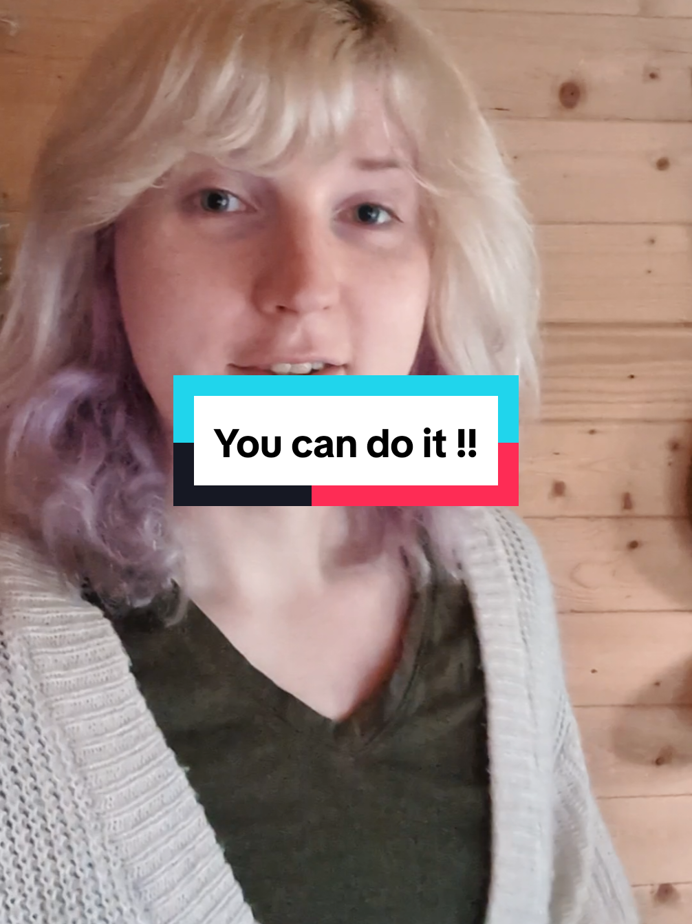A post by @gwebulls on TikTok caption: I just thought you could do with some encouragement ☺️ You can do it! #positivity #hopecore #transgirl 