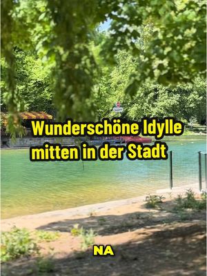 A post by @mitvergnuegenkoeln on TikTok caption: Das Comeback des Jahres ist das vom Weiher im Volksgarten in der Südstadt. 😍 Was für ein Glow up – und so idyllisch! 💦🌳 📍Eifelstraße, 50677 Köln . . . #köln #cologne #volksgarten #kölnsüdstadt 