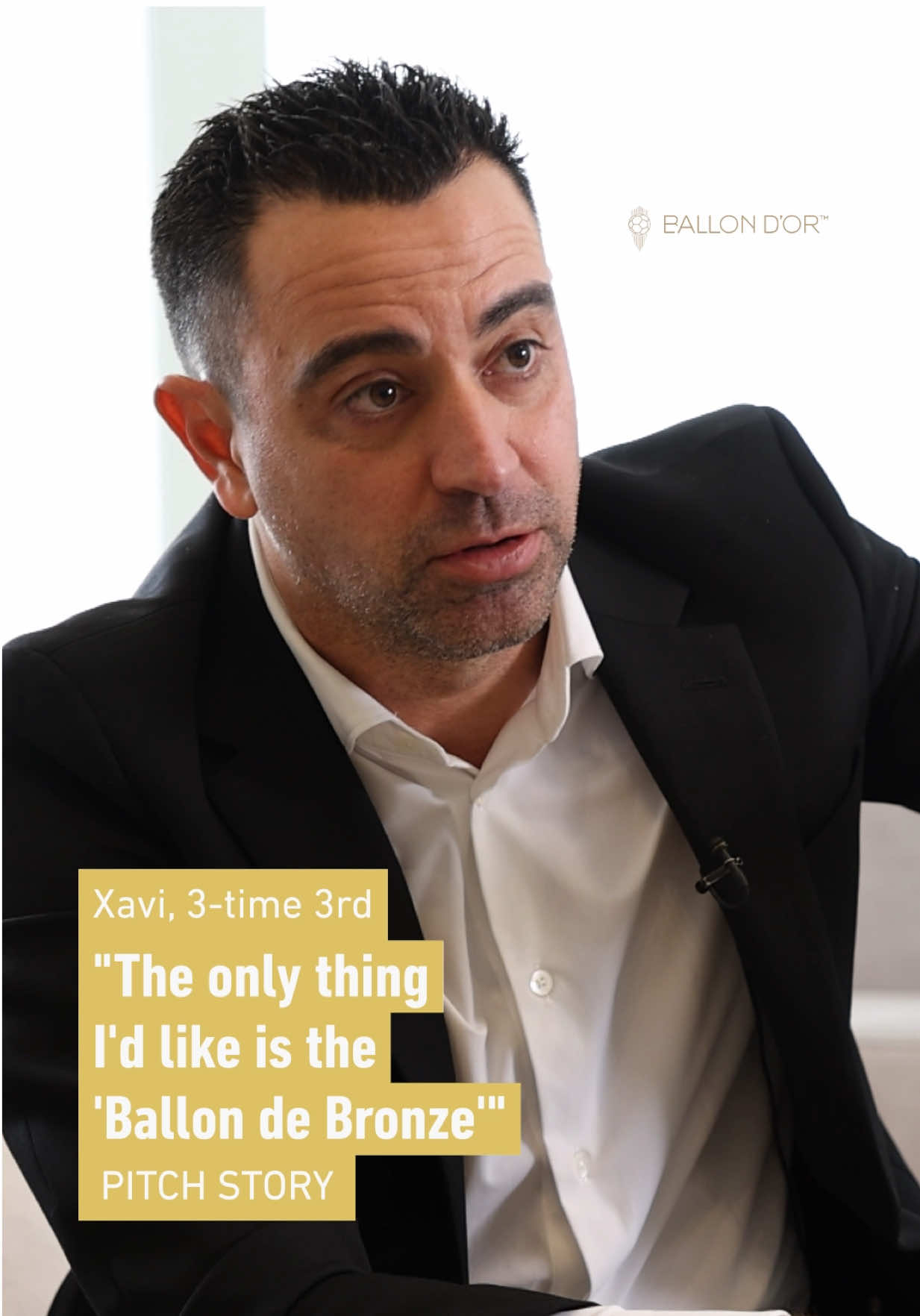 A post by @ballondor on TikTok caption: Did Xavi deserve to win the Ballon d'Or? 3rd in 2009, 2010 and 2011, the former Spanish midfielder would at least ask for the “Ballon de Bronze”! In total, he has been nominated for the Ballon d'Or on 7 occasions. #BallondOr