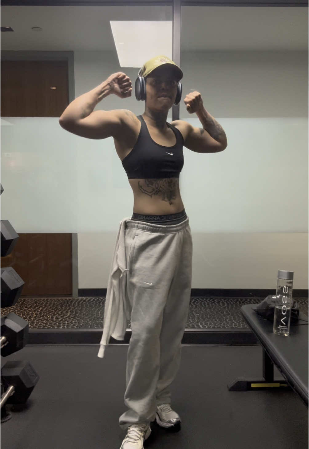 A post by @kwnway on TikTok caption: told yall i’m otw to being iron man 