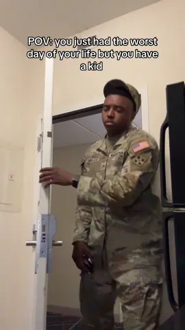 A post by @hooded_hoodlum on TikTok caption: This a different type of pain 😮‍💨#aintnoway #relatable #miltok #army #marines #kidsbelike #parents 