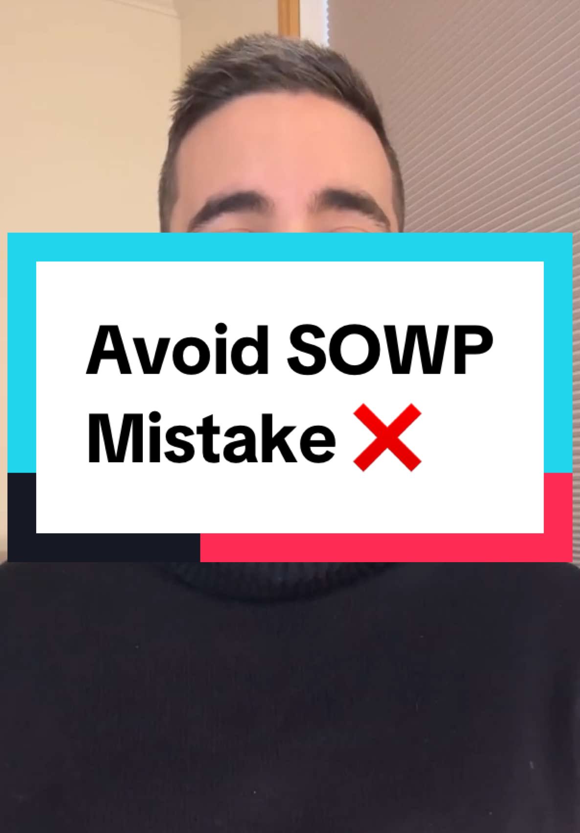 A post by @canadianimmlawyer on TikTok caption: Avoid this common mistake in spousal open work permit applications. #sowp #pgwp #spousalworkpermit #canadianimmigration