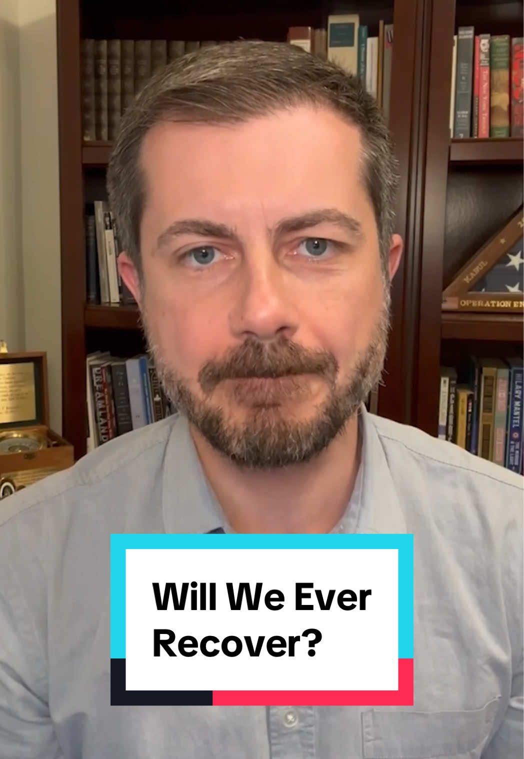 A post by @petebuttigieg on TikTok caption: Replying to @RetiredJumper 