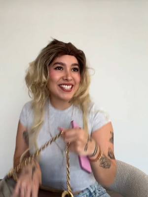 A post by @lilyxgarcia on TikTok caption: ayer fui a que me cortaran el pelo y pregunté si ya podía ser rubia, me dijeron que no :) #comedia 