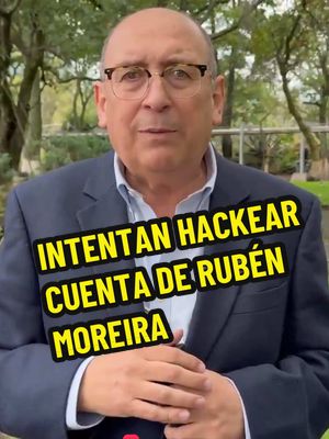 A post by @politicomx on TikTok caption: 🚨 Rubén Moreira denuncia intento de hackeo a su cuenta de X/Twitter  "Parece que andan ahí los malosos sueltos": El coordinador de los diputados del PRI, Rubén Moreira, informó que su cuenta fue bloqueada por seguridad tras un intento de hackeo. Expresó preocupación por las intenciones detrás del ataque e invitó a seguirlo en otras plataformas.