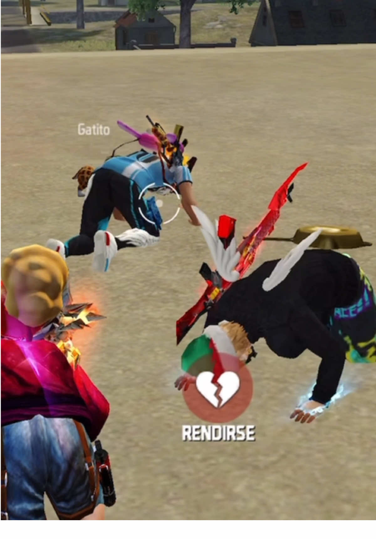 A post by @luffy_21__ on TikTok caption: Buscando kills 😂🤡  #freefire #GamingOnTikTok @YIZARO @BOTSITO _JDC28 @@muay_yt 