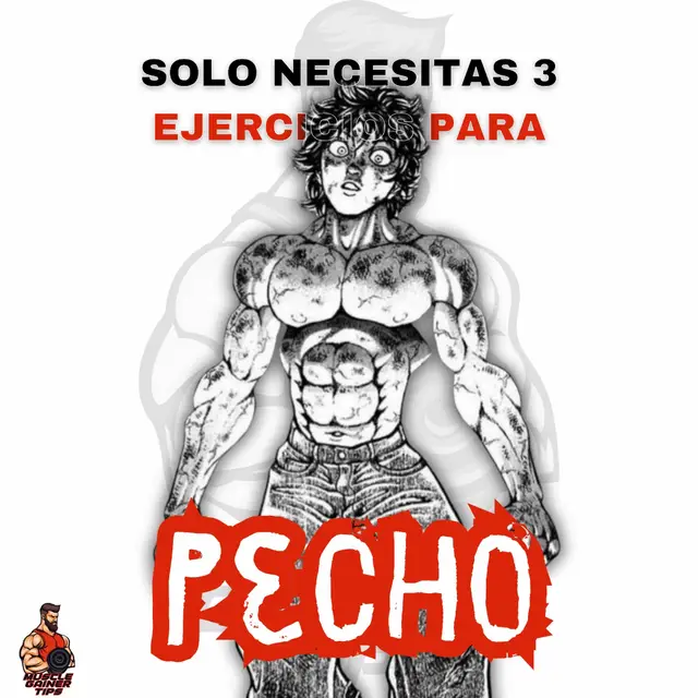 A post by @musclegainertips on TikTok caption: No necesitas hacer más de 3 ejercicios de pectoral para entrenarlo eficientemente #gym #fypシ #gymtok #workout #gimnasio #weightloss 