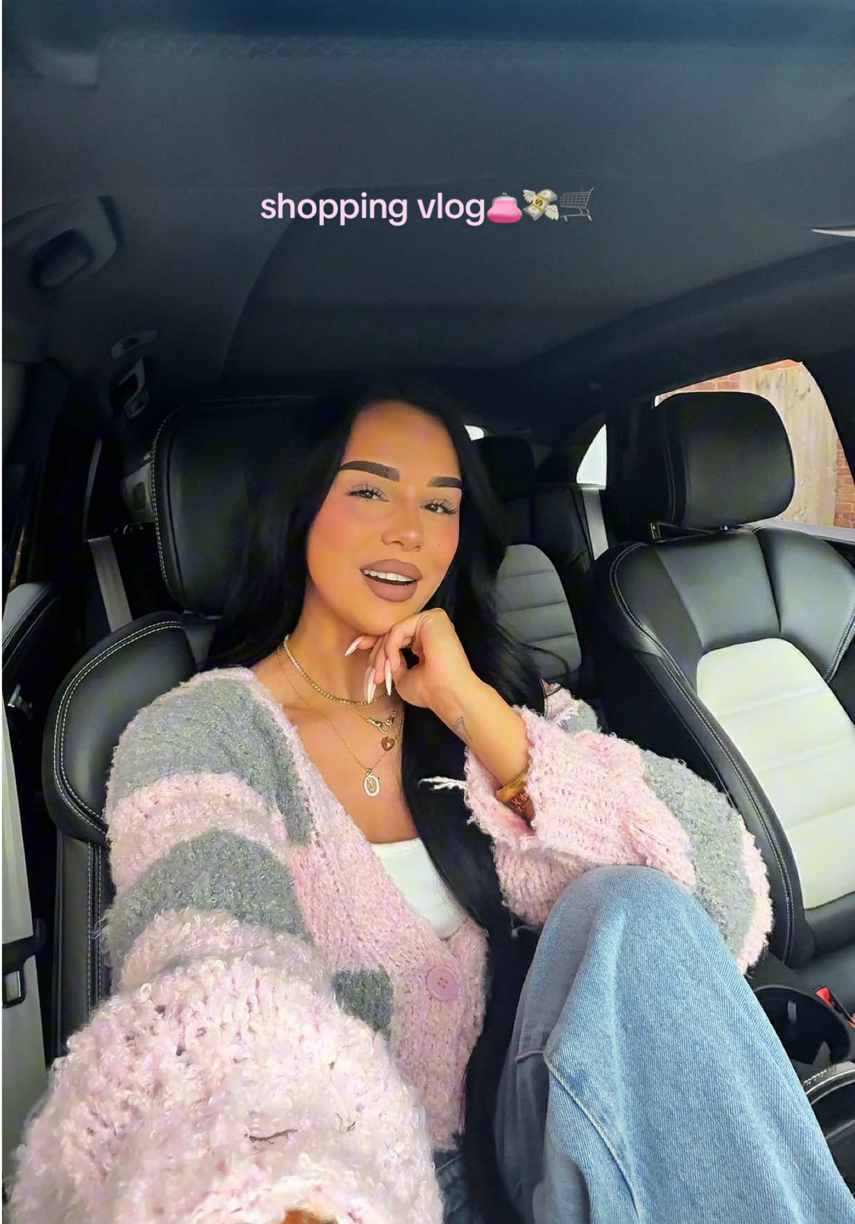 A post by @ on TikTok caption: shopping= therapy...im just a girl🎀 #fyp #vlog #primark #zara #jd 