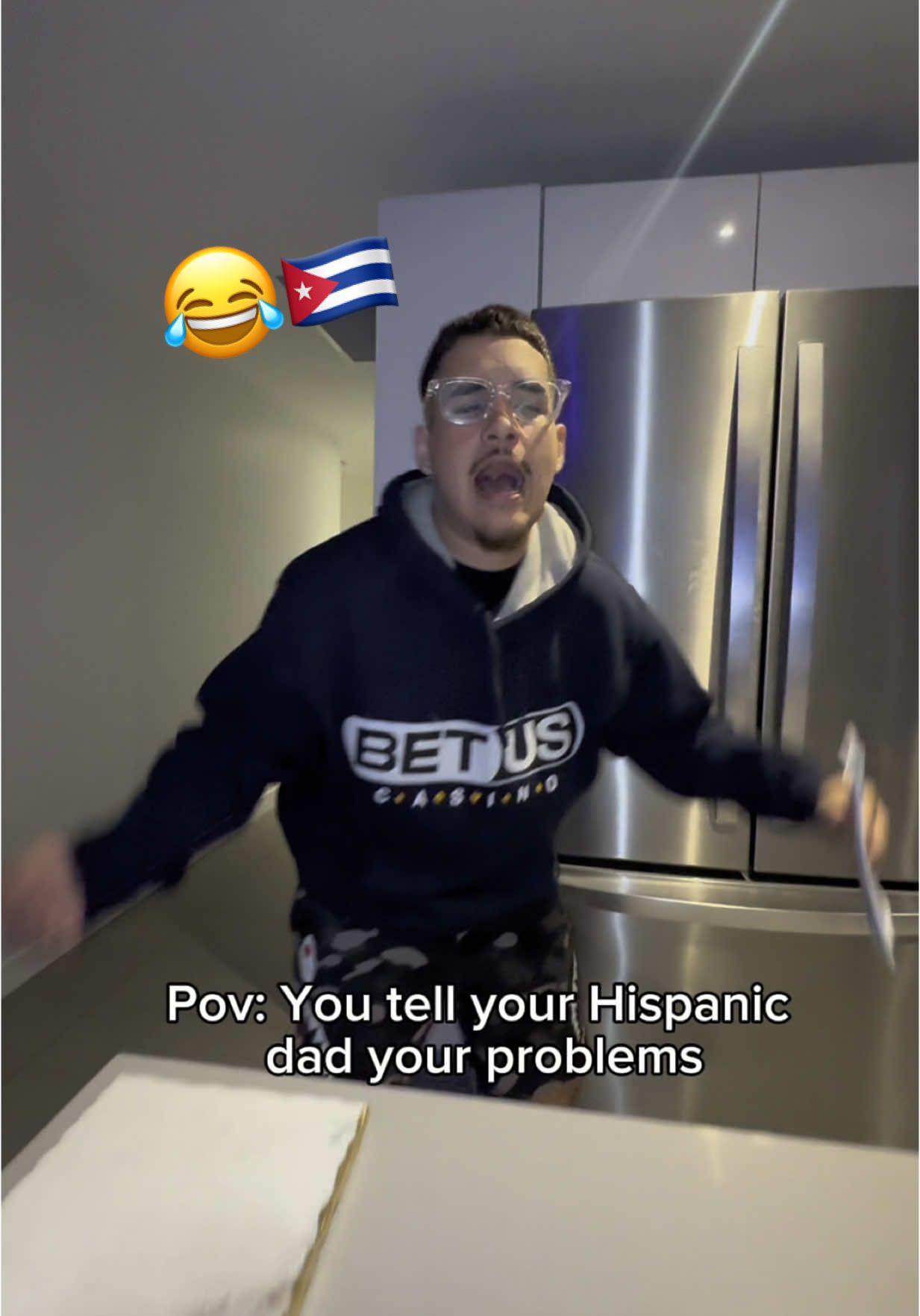 A post by @yaboyywill on TikTok caption: Whos dad be doing this 😭😭 #fyp #hispanic #relatable 