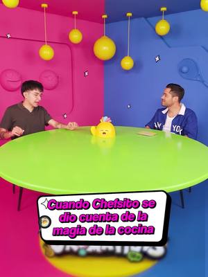 A post by @serescromaticos on TikTok caption: Y ese fue el momento mágico de Chefcito 🥹 Amamos! #podcast #mágico #chefenproceso #chefcito