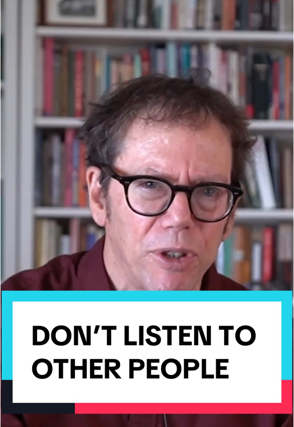 A post by @robertgreene on TikTok caption: Stop listening to other people.  #robertgreene #psychology #fyp #tiktok 