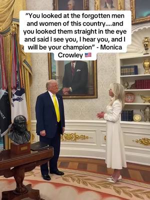 A post by @teamtrump on TikTok caption: POWERFUL moment in the Oval Office today🙏🏻 #maga #fyp #donaldtrump 