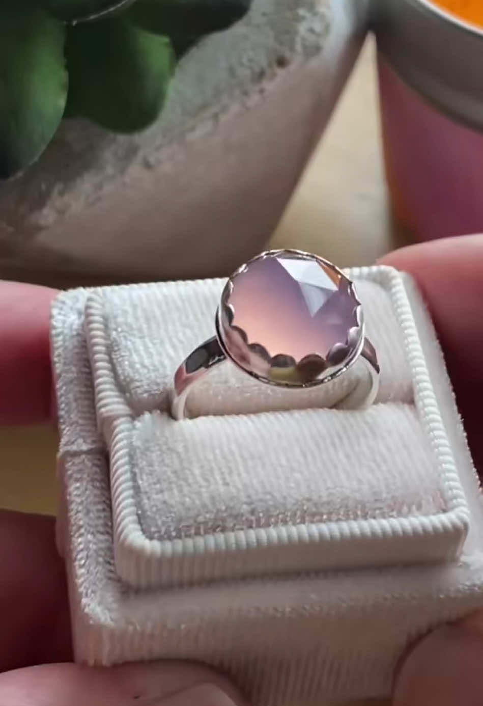 A post by @rivervalleydesigns on TikTok caption: We like it when it’s made with hands. #handmadejewelry #silversmithing #customjewelry #metalsmith #gemstonejewelry 