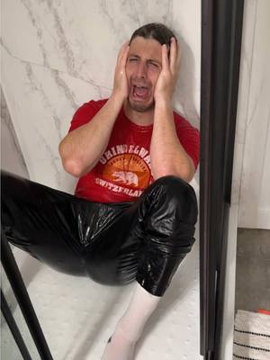 A post by @rosssmith on TikTok caption: When the trash juice hits your foot 🗑️🥤