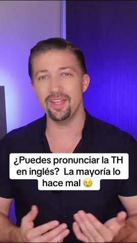 A post by @gringlesfacil on TikTok caption: Si dices “TH” como una D o una T… no suenas nativo. Te entiendo. Es uno de los sonidos más difíciles. Pero hoy te muestro cómo lo podés corregir para siempre. Ve al link de mi perfil y accede a la clase gratuita donde aprenderás esto y mucho más. #Ingles #AprendeIngles #Inglesenlinea #English #learnenglish 