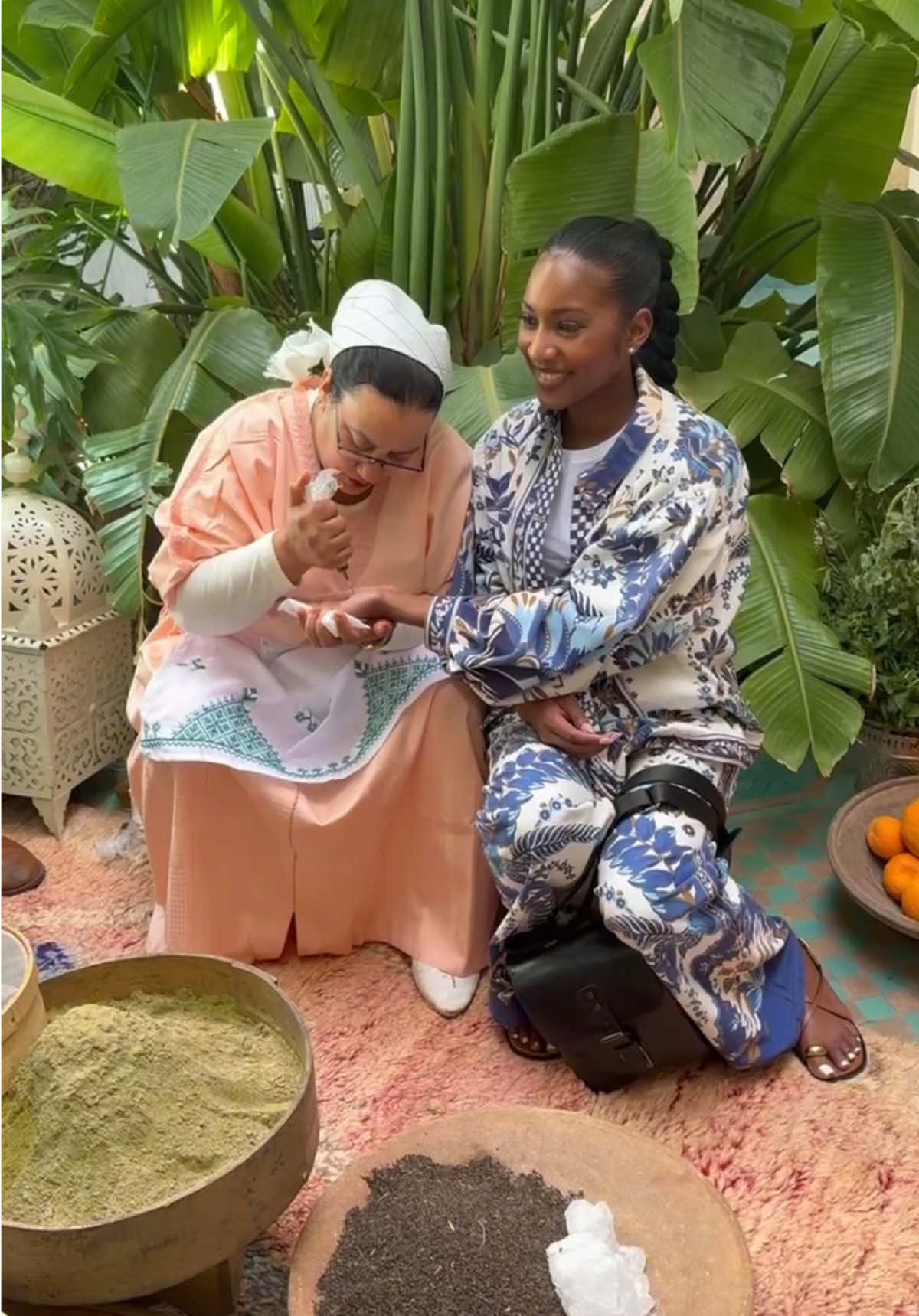 A post by @thecarlaciagrant on TikTok caption: Lost in Marrakesh 🇲🇦