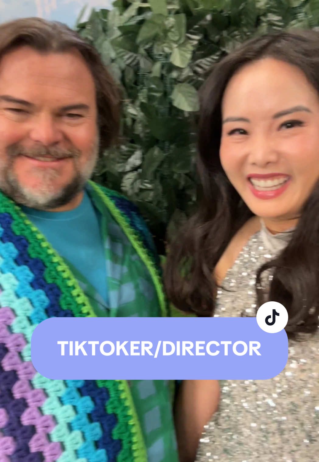 A post by @ongsquad on TikTok caption: Hollywood here I come #JackBlack #JasonMamoa #MinecraftMovie #HolyAirball #MovieDirector #TikToker 