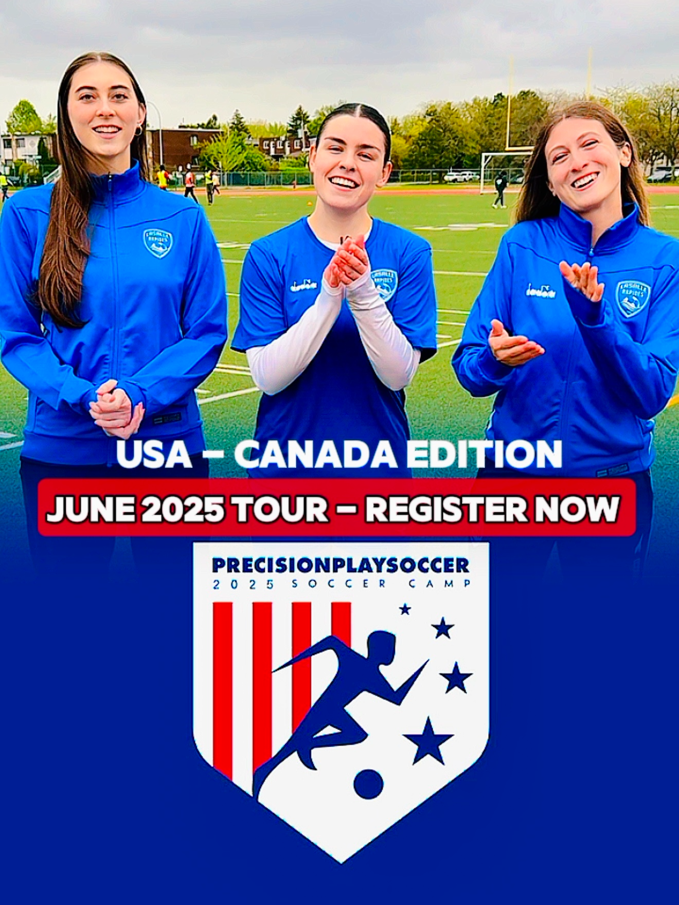 A post by @iamjeremypastel on TikTok caption: 🚨 Big news! Precision Play Soccer is coming to LaSalle June 21–22! ⚽️ We’re so excited to see you all there — it’s your chance to show what you’ve got and get noticed by European clubs 👀🔥 Meet Mackenzie, Alyssia, and Gabriella — three driven players from CS LaSalle aiming for the pro level and inspiring the next generation of young female athletes 💪💫 Let’s go!🚀 📅 Dates: June 21-22, 2025 🎯 Open to boys and girls 14+ 🌍 Last year, 8 players were invited to France — this could be your shot. ⚽ Train with top coaches, get scouted, and join a growing legacy. 💬 “You never know what can happen. Be there. Sign up.” 📍 Riverside Park, LaSalle | Metro Angrignon + 10-min bus | Free parking available ⚠️ Don’t wait. Spots are limited. Register now! 🔗 Link : https://app.precisionplaysoccer.com/register Copyright: Music licensed via Artlist, Track “Big Time GOOD Remix (Instrumental)” Artist: Wav Skrxllauuu #PrecisionPlaySoccer #SoccerCamp #MathieuBodmer #LeHavreAC #JeremyPastel #Agent #Scout #OnCartonneÇa #VoxSun #BoostMyCom #boostmysport