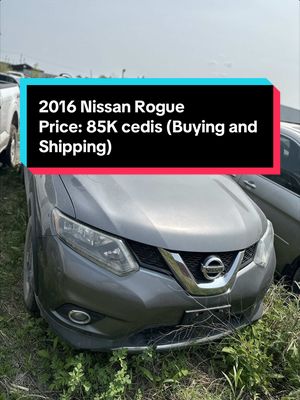 A post by @auto_canada12 on TikTok caption: 2016 Nissan Rogue SV 4 Door Utility 4 Cyl Gas Injected Base AWD #fyp #tiktokghana #foryoupage 