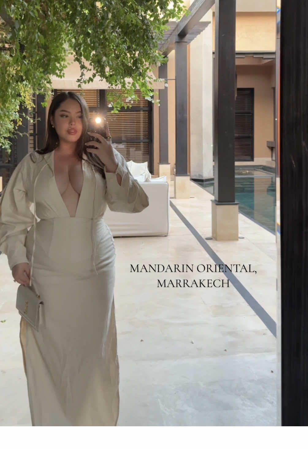 A post by @alissagriffiths on TikTok caption: A dream stay. The Mandarin Oriental, Marrakech🤍 #mandarinoriental #themandarinoriental #marrakech #momarrakech #mandarinorientalmarrakech #luxurystays #hotels #hotelmarrakech #marrakech🇲🇦morocco #visitmarrakech #fyp #travel #traveltiktok 