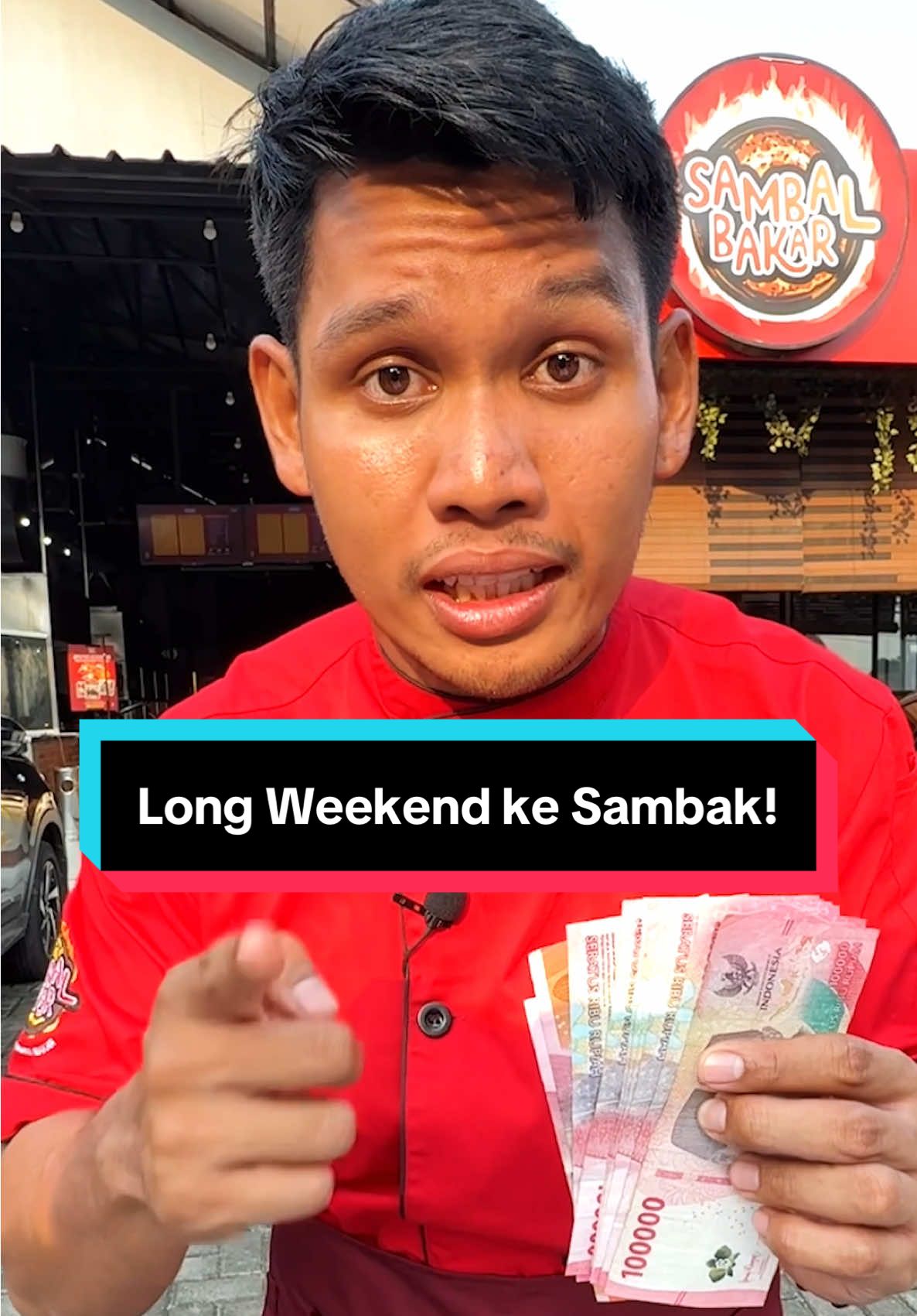 A post by @iben_ma on TikTok caption: Gua tunggu video tiktok lu di @Sambal Bakar Indonesia 😁🔥