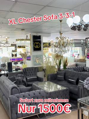 A post by @moebel_atris on TikTok caption: #chester #xl #kristall #fyp #voiceeffects #möbelatris 