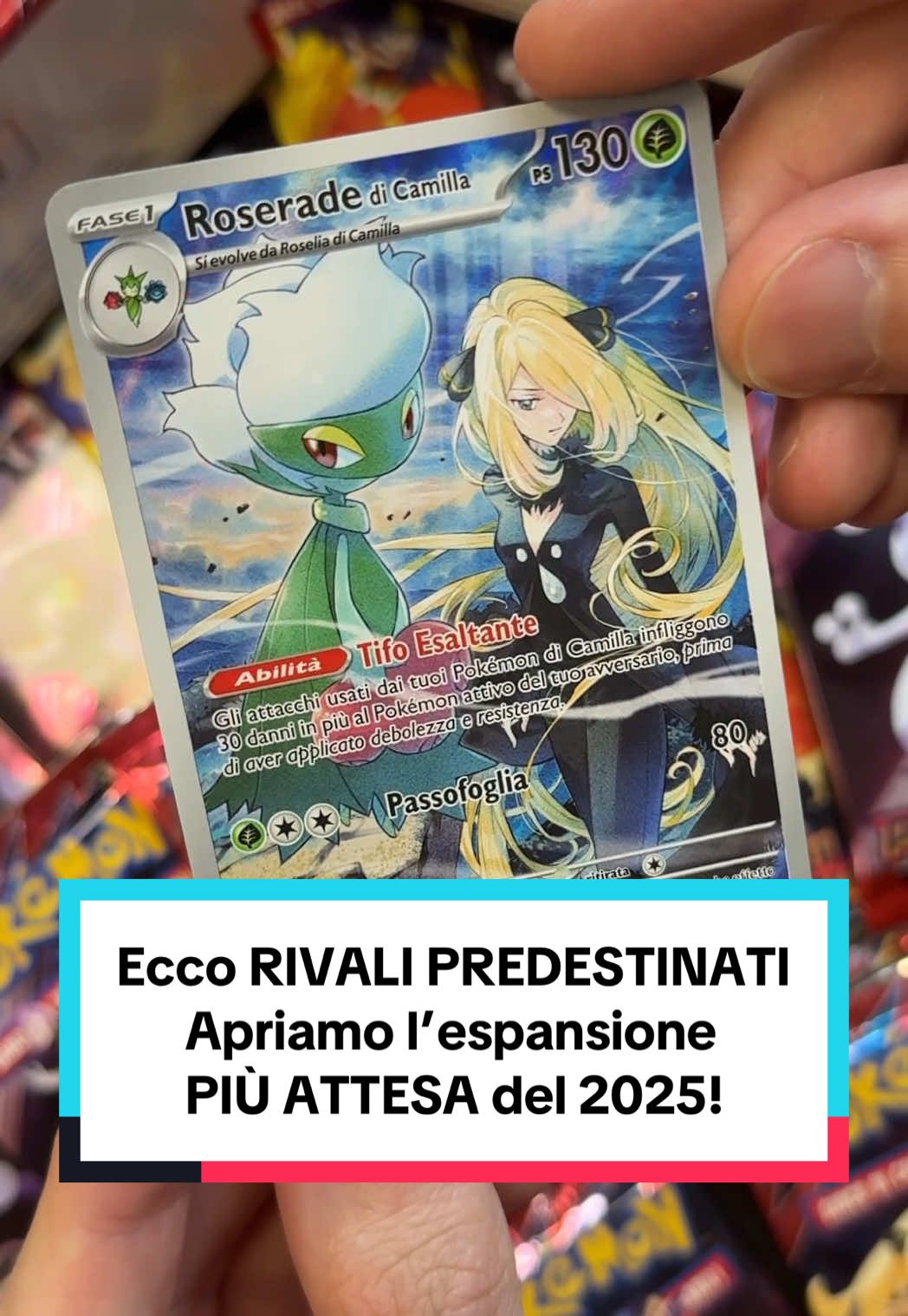 A post by @federic95ita on TikTok caption: La sfida era chiara: completare Rivali Predestinati. Ma… quante bustine saranno servite per portare a casa tutte le carte dell’espansione? Nel tiktok di oggi apriamo uno dei set più attesi dell’anno, con protagonisti i membri del famigerato Team Rocket! #federic95ita #federicstore #pokemon #CartePokemon #PokemonIta #pokemonscarlatto #pokemonvioletto #PokemonTCG #PokemonCards #PokemonCommunity #PokemonCollector #GottaCatchEmAll #PokemonTradingCardGame #TCGCommunity #PokemonCollection