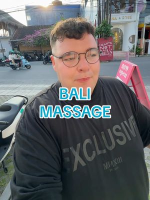 A post by @ieuanjoness on TikTok caption: the news is out.. i got a bali massage 