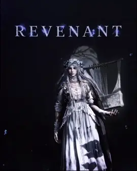 A post by @ameliagething on TikTok caption: Meet The Revenant … Born of sorrow, shaped by the night. When vengeance stirs, the dead rise in answer. I’m ecstatic to finally share that I voice this ethereally necromantic character in the new game ‘Elden Ring Nightreign’ ⚔️ OUT NOW!! 🎮🤍 #eldenringnightreign #revenant 