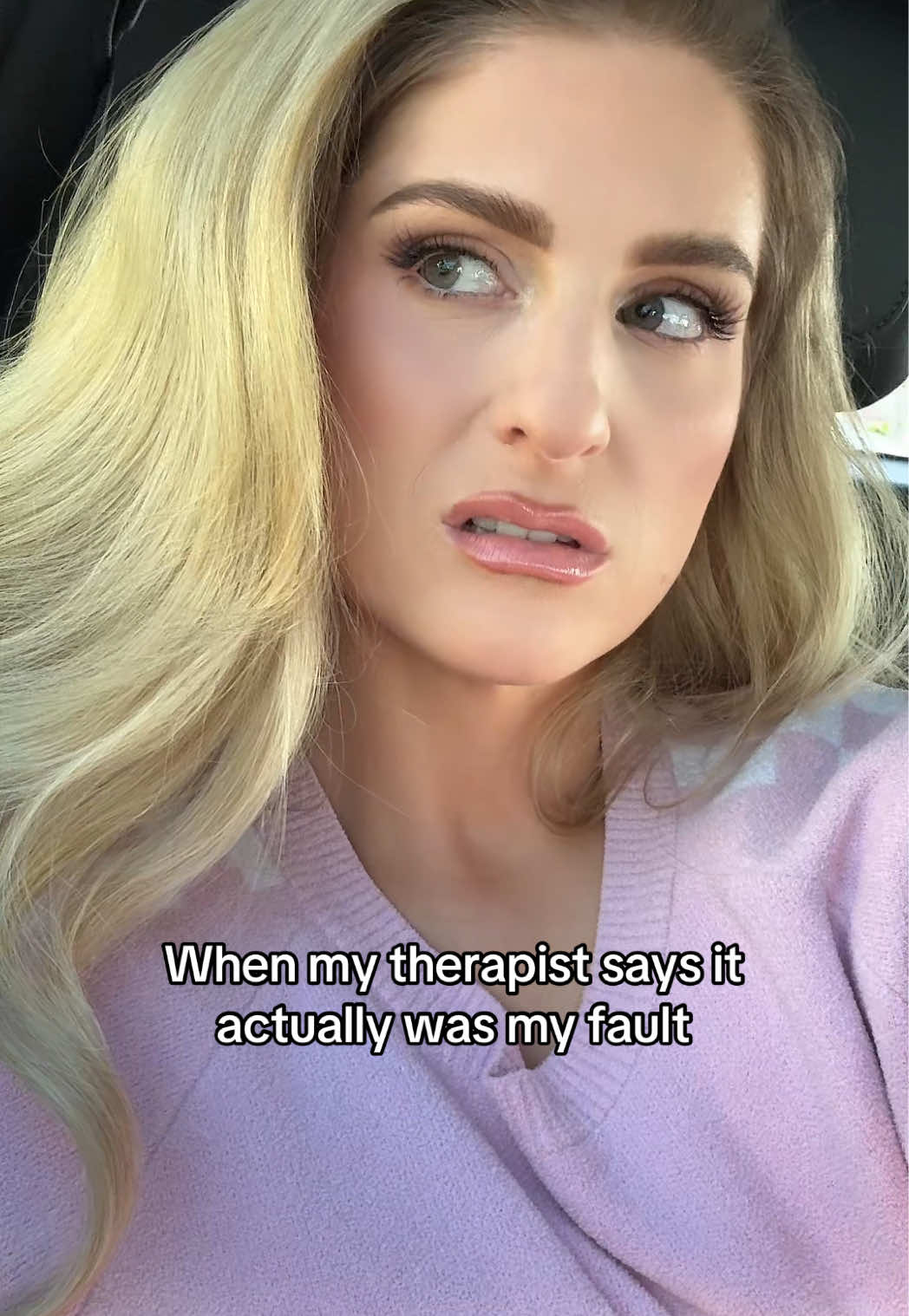 A post by @meghantrainor on TikTok caption: guess I have homework 🙄 #therapy 