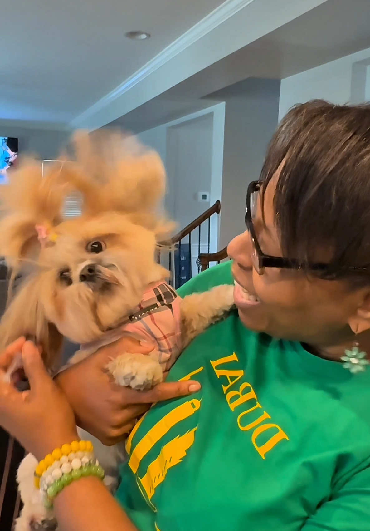 A post by @therxckstxr on TikTok caption: Girl Bye With That Medicine Mess! #fyp #funnyanimals ##FunnyPetMoments #dogsoftiktok #americasfunniesthomevideos #funnypets #sofunny 