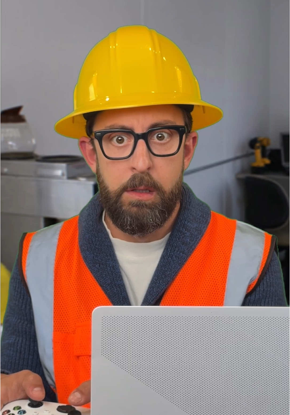 A post by @realadamrose on TikTok caption: finally glad i came to work today… #CoD_Partner 