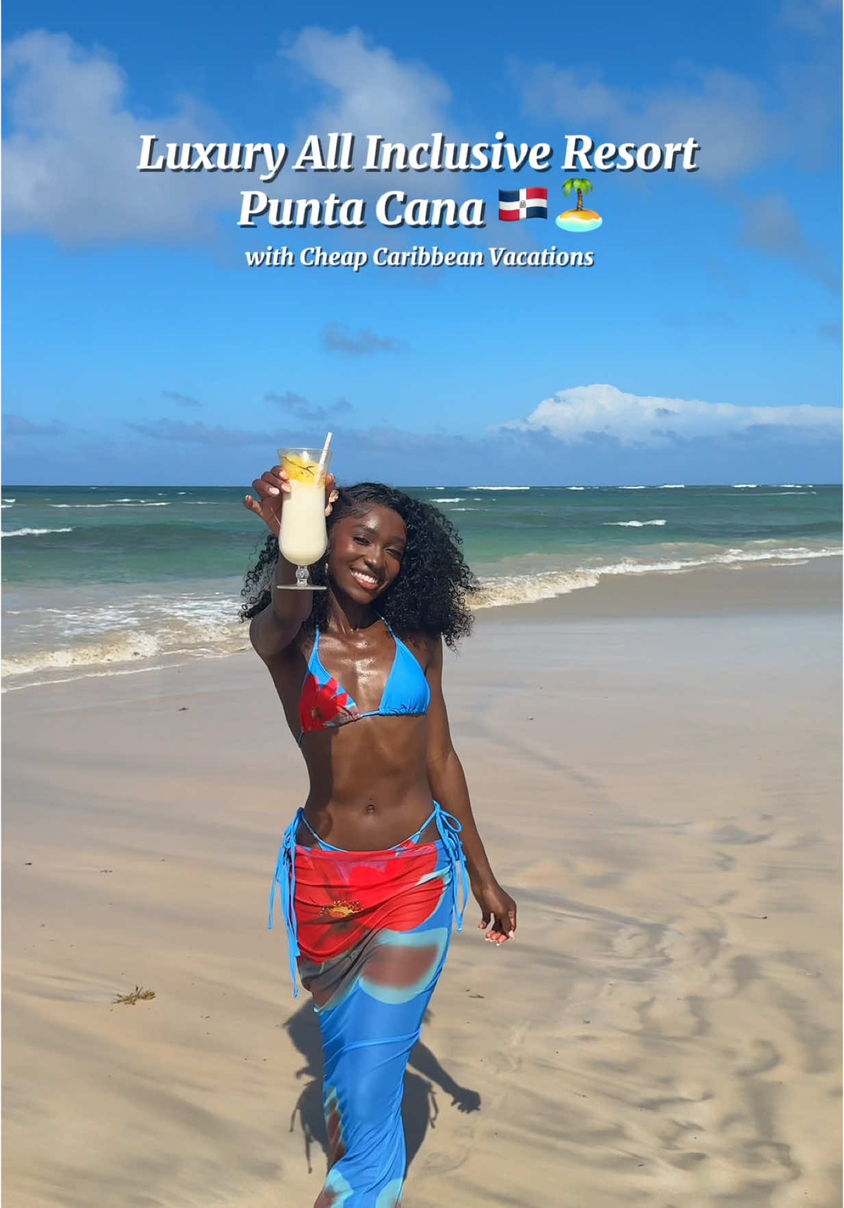 A post by @ginab.xo on TikTok caption: Unlimited Luxury ✨🏝️ itinerary 👇🏾 📍Resort: Secrets Tides Punta Cana  * 5 star * adults only * all inclusive! the resort has nine dining venues, including six à la carte restaurants, one buffet, a café and a grill! 📍Room: Junior Suite Swimout 📍Flights, hotels, transfers, and excursions: @CheapCaribbean  (vacation packages start at just $599)  Punta Cana is definitely one for the books! 😌💕 Can’t wait to come back🙈 #allinclusive #allinclusiveresort #luxuryresort #puntacana #cheapcaribbean #truebeachlover #cheapcaribbeanpartner #vacation #travel #travelvlogger #luxurytravel #dominicanrepublic #secretstides #secretstidespuntacana 