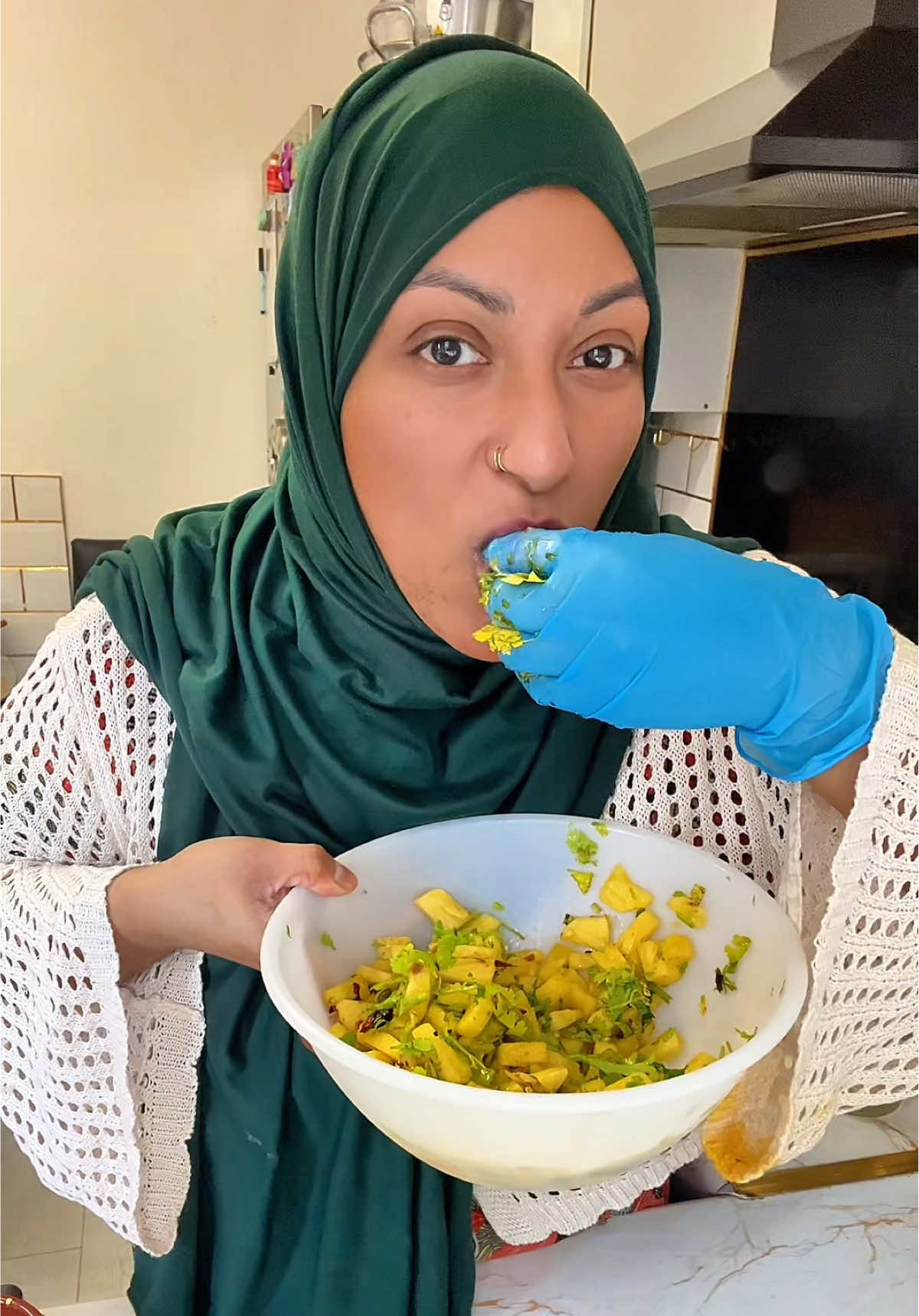 A post by @cookwithratna on TikTok caption: Delicious Pineapple Chatni #chatni #pineapple #fruitchatni #sylhety_furi #sylheti 