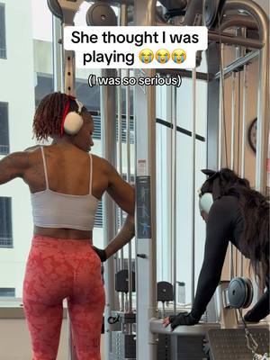 A post by @amazinggrace_xoxo on TikTok caption: Why was she standing like that hahaha #gymgirlie #gymmmm #jim #weightloss #lift #motivation #focus #viral #workout #Jesus 
