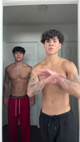 A post by @99julianandjovani on TikTok caption: twin sharks🦈🦈 #fyp 