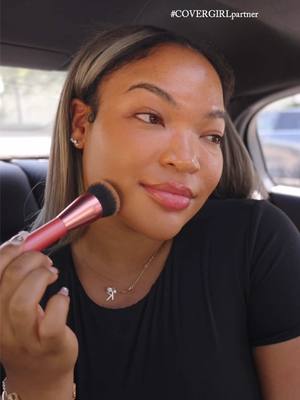 A post by @kirahominique on TikTok caption: No matter the rush, my skin will always be on point with the new @Covergirl US clean fresh blurring skintint w/ SPF 30, giving me the perfect summer glow! #COVERGIRLPartner