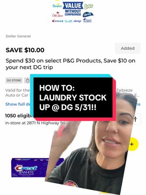 A post by @crazydealsandsteals on TikTok caption: Be sure to save this video so you don’t forget what to get at the store on SATURDAY 5/31/25 ONLY! #fyp #fypシ #foryou #savings #couponer #howtocoupon #extremecouponing #savemoneytips #dollargeneralcouponing #dollargeneraldeals #fyppppppppppppppppppppppp 