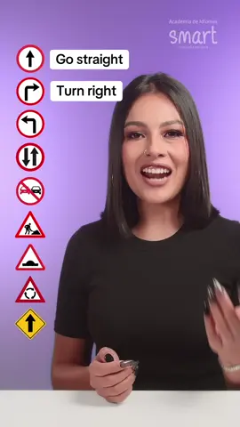 A post by @smart_academia on TikTok caption: Señales de tránsito en inglés 🚦😱 #PiensaSmart #aprendecontiktok #educacion #aprende #aprendeentiktok #idiomasdiferentes #inglesparatodos #englishteacher #english 